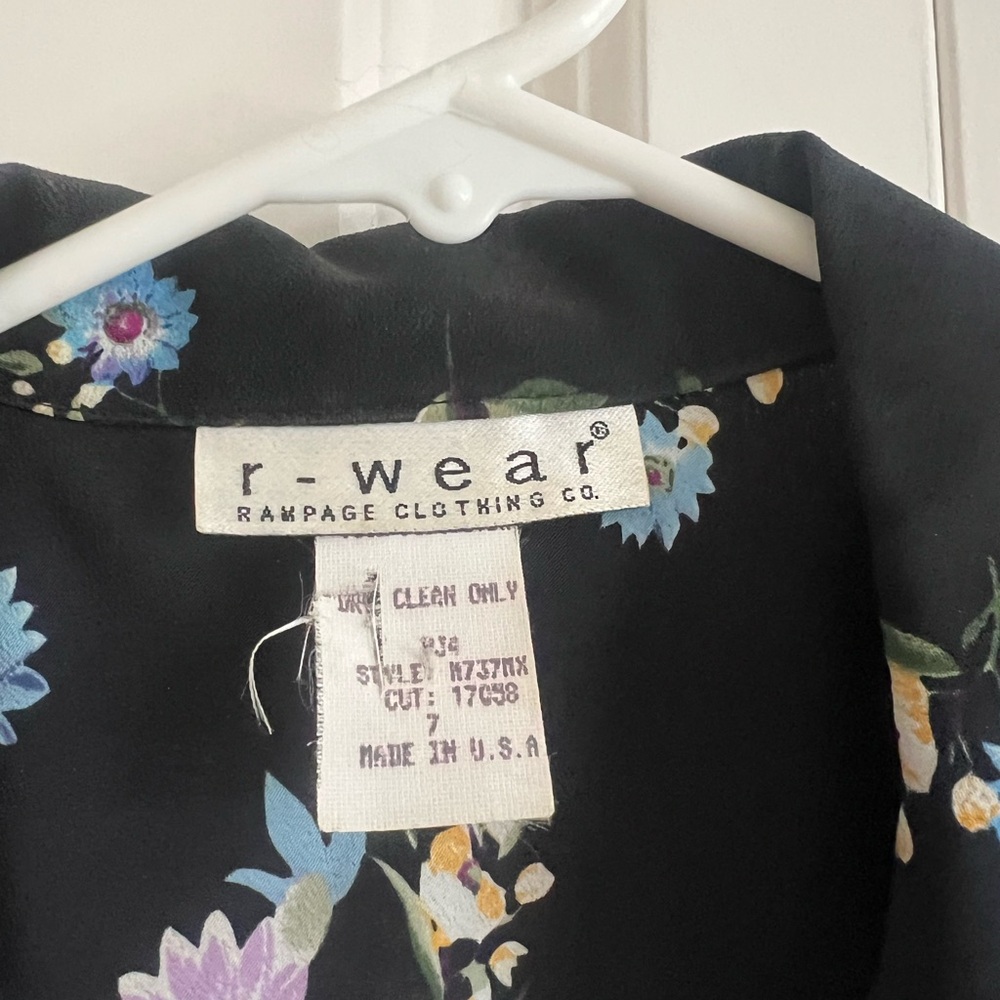 Black Floral Dress